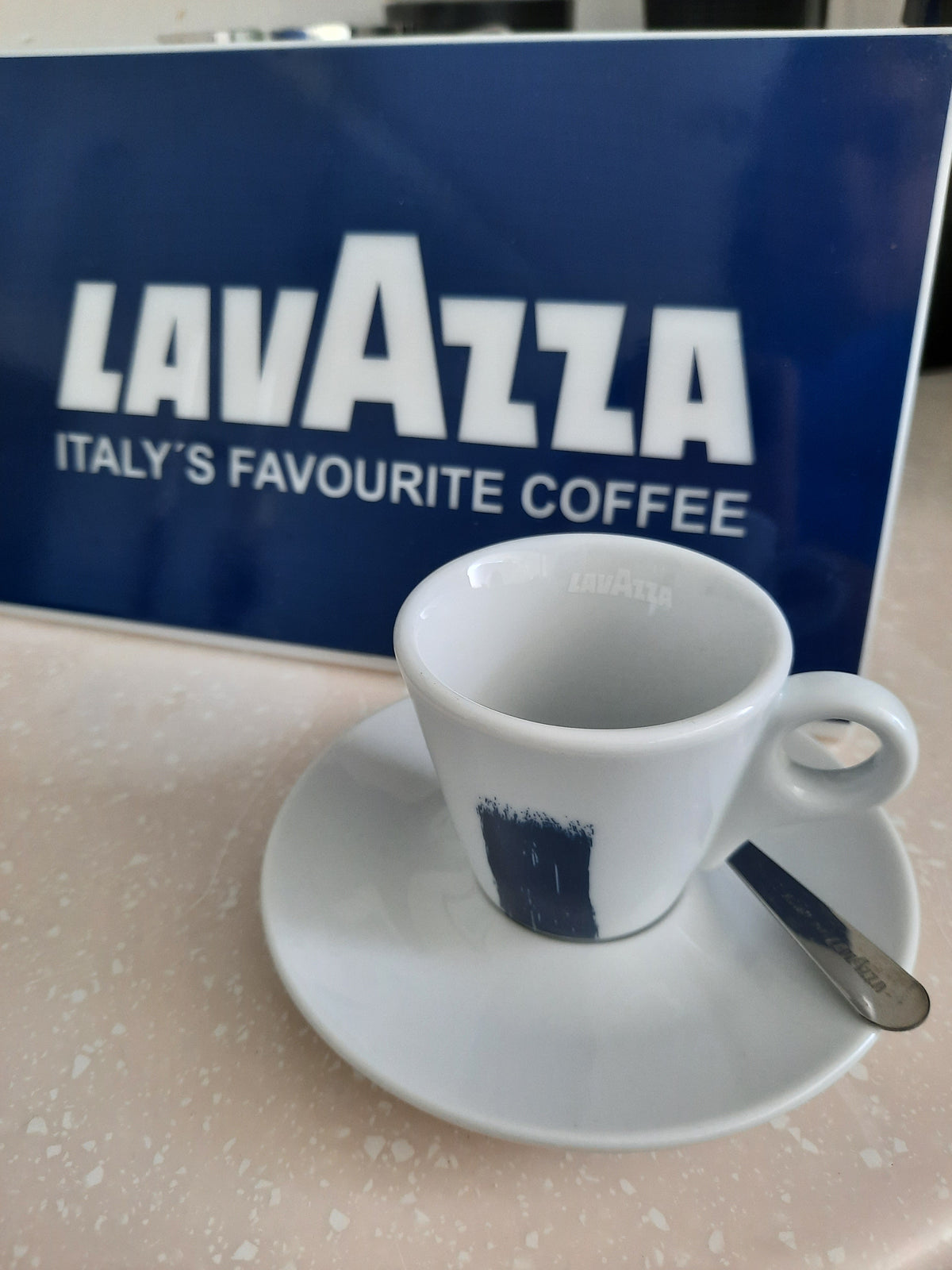 Taza y Plato de Espresso BLUE TOUCH